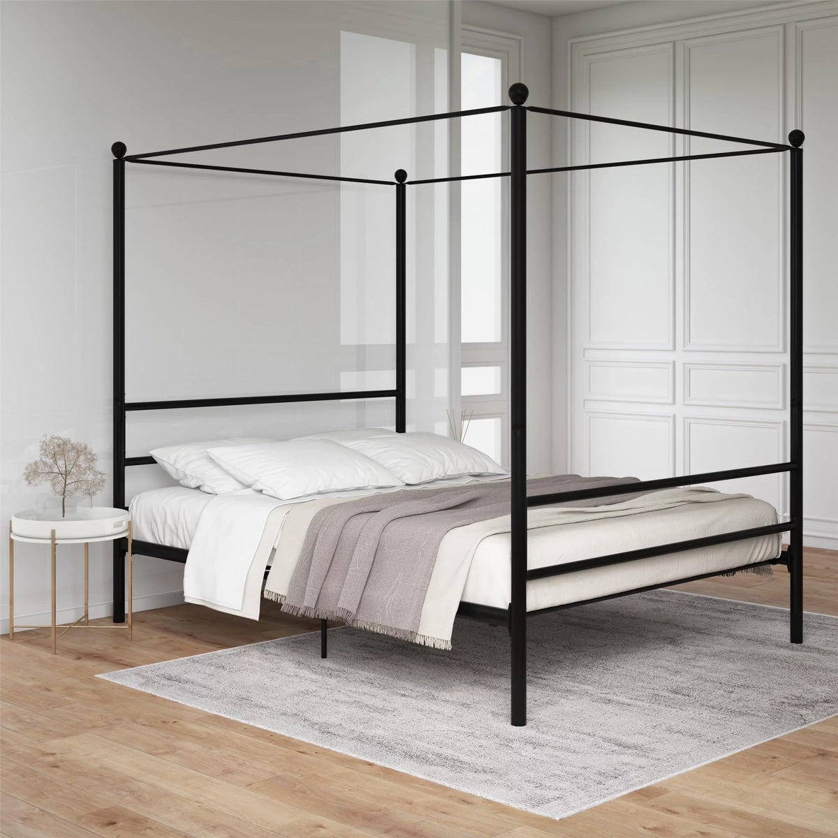 Metal Canopy Bed C8269