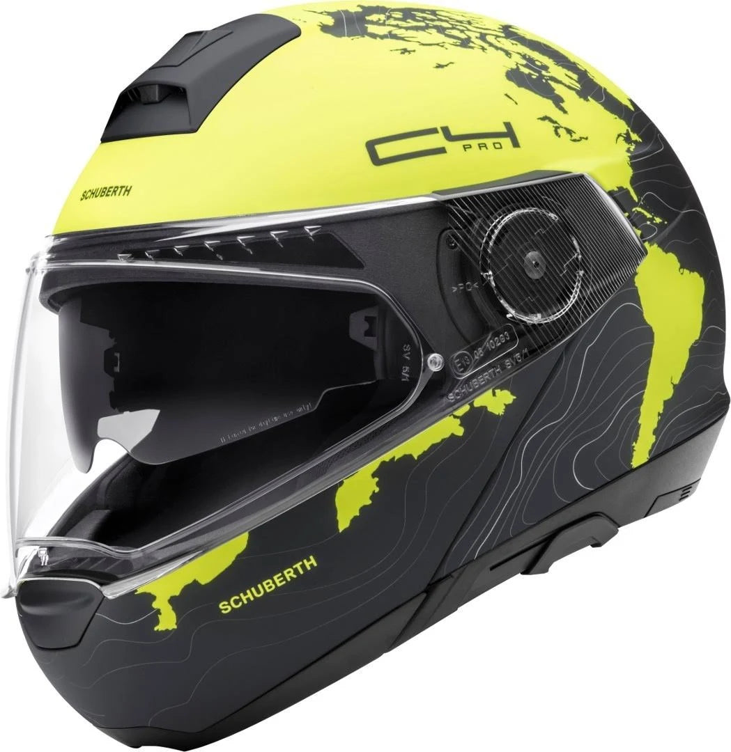 Yellow Motorcycle Helmet U46791
