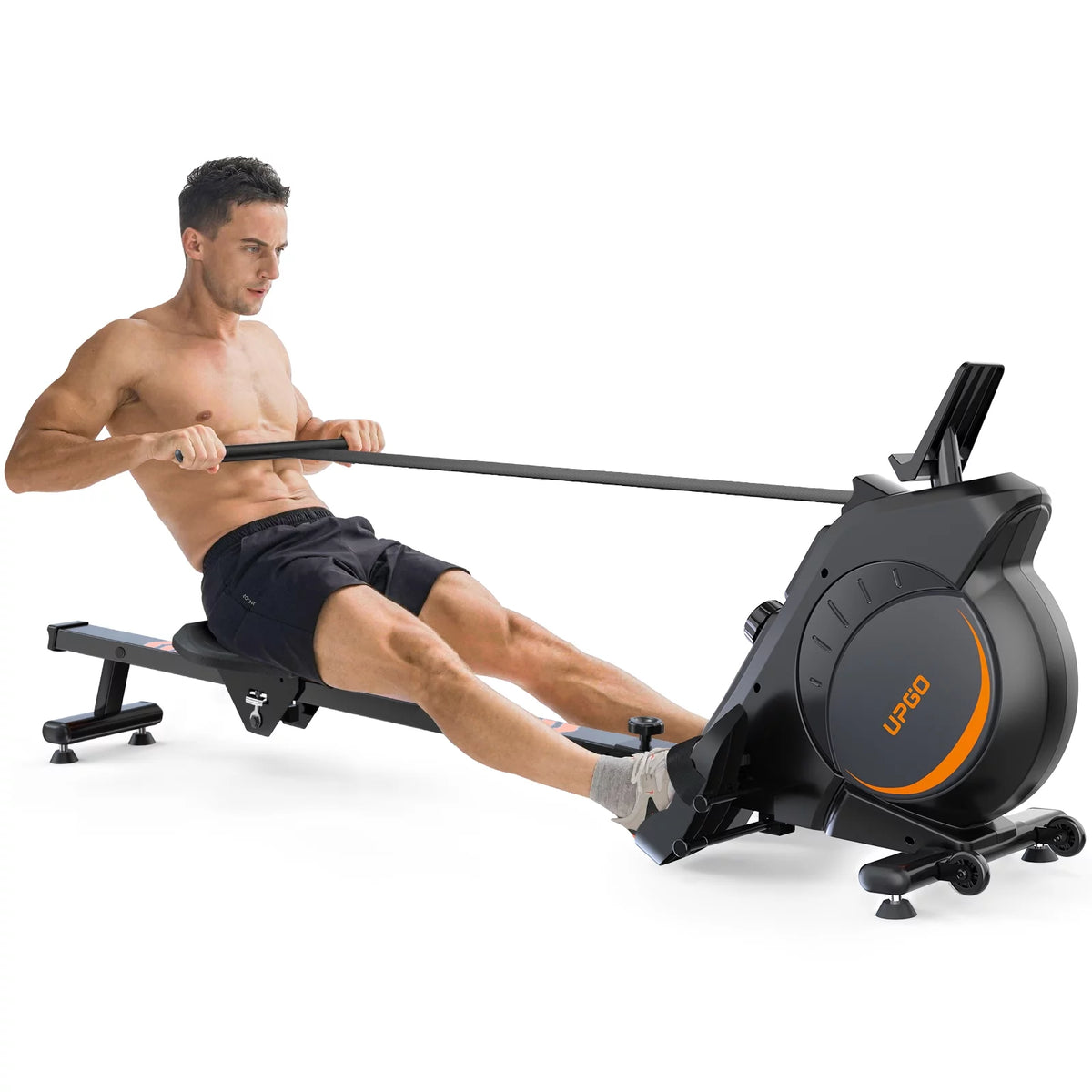 Magnetic Rowing Machine 350lbs Weight Capacity 8 Level Resistance R986