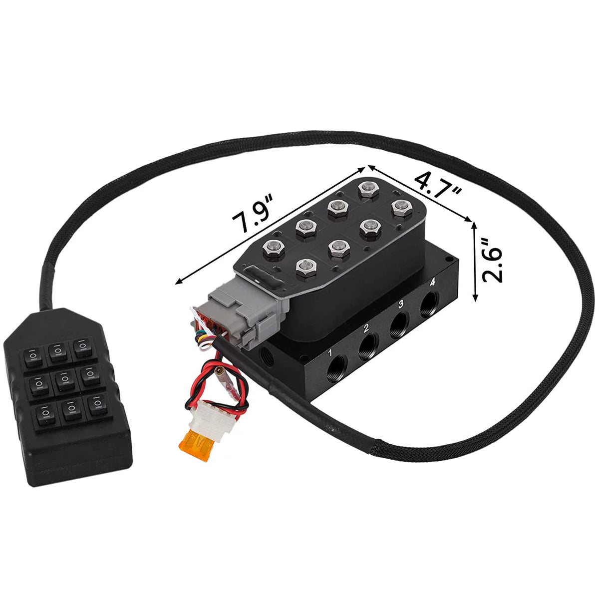 1/2in NPT Solenoid Valve with Wired Remote Controller C182319