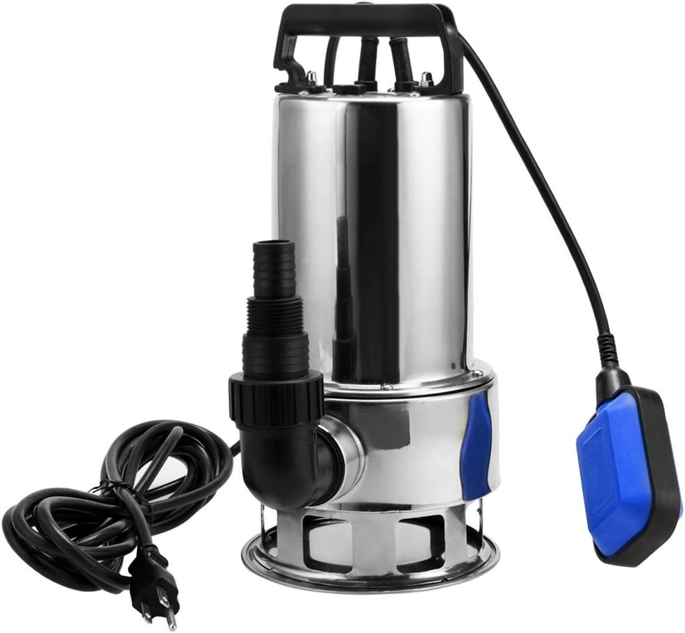 1.5HP Stainless Steel Submersible Sump Pump with Float Switch X3679