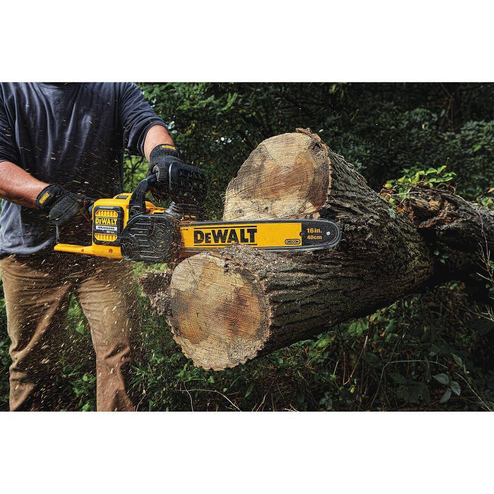 16 in. 60V Max Cordless Brushless Chainsaw with 3.0Ah Battery & Charger with Handheld Blower K515