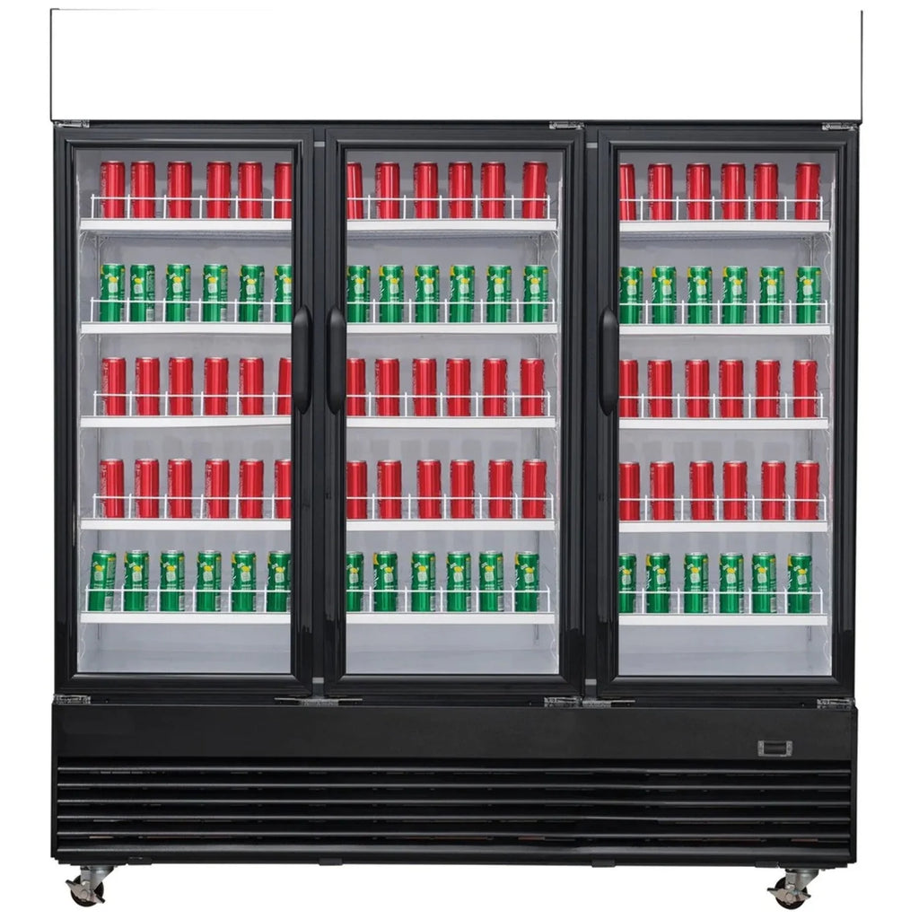 3 Door Swing Glass Merchandiser Refrigerator W817