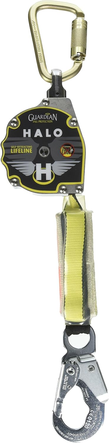 11 ft. Nylon Webbing with Carbineer, Swivel Top, Steel Snap Hook Y32130