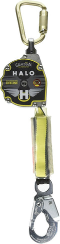 11 ft. Nylon Webbing with Carbineer, Swivel Top, Steel Snap Hook Y32130