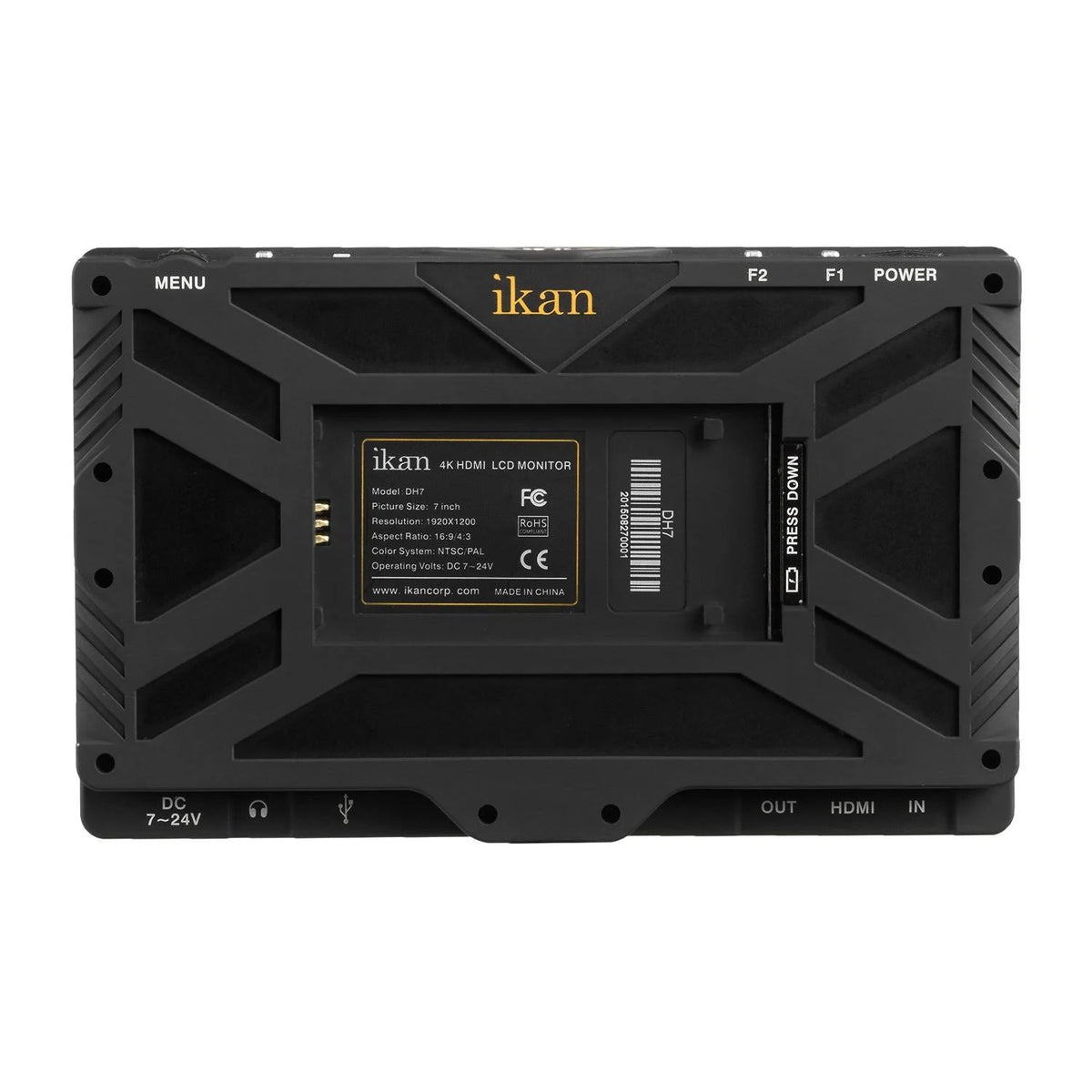 7x22 4K HDMI On-Camera Field Monitor E980