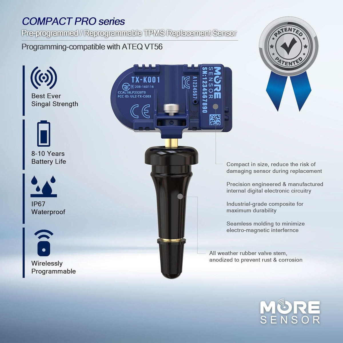 TPMS Tire Pressure Sensor 4-Pack J4617