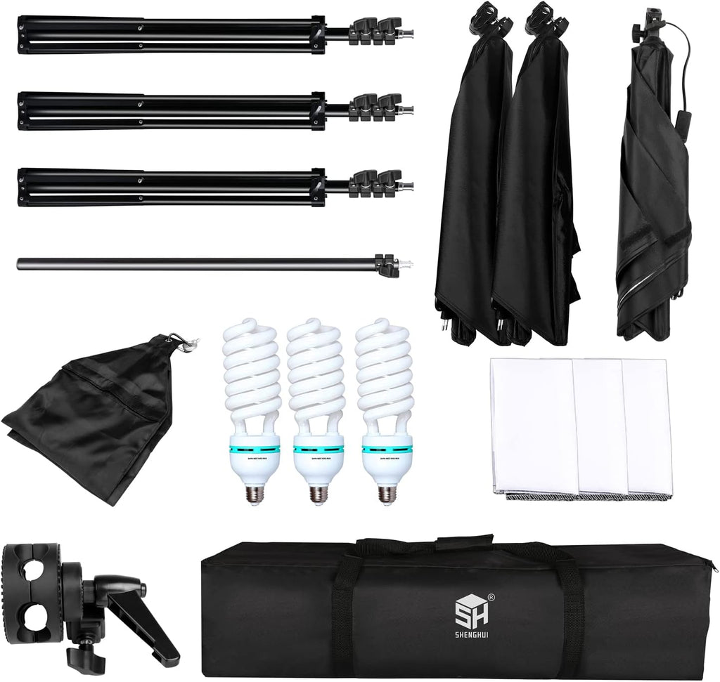 Photo Studio Lighting Kit Set with Softbox and Light Stand N353995