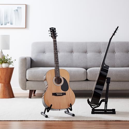 Adjustable Folding A-shape Guitar Stand Black T184164