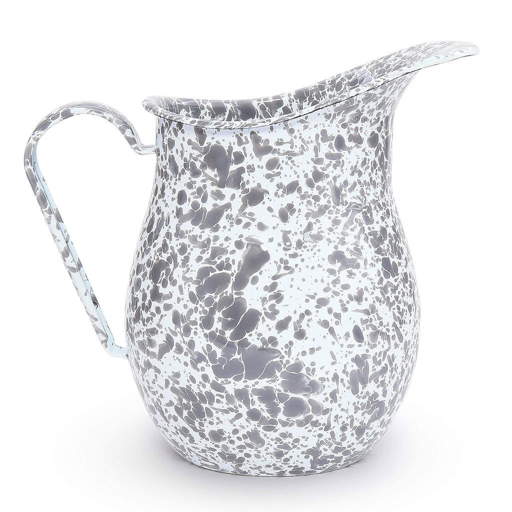 Grey & White Marble Enamelware Pitcher L767514