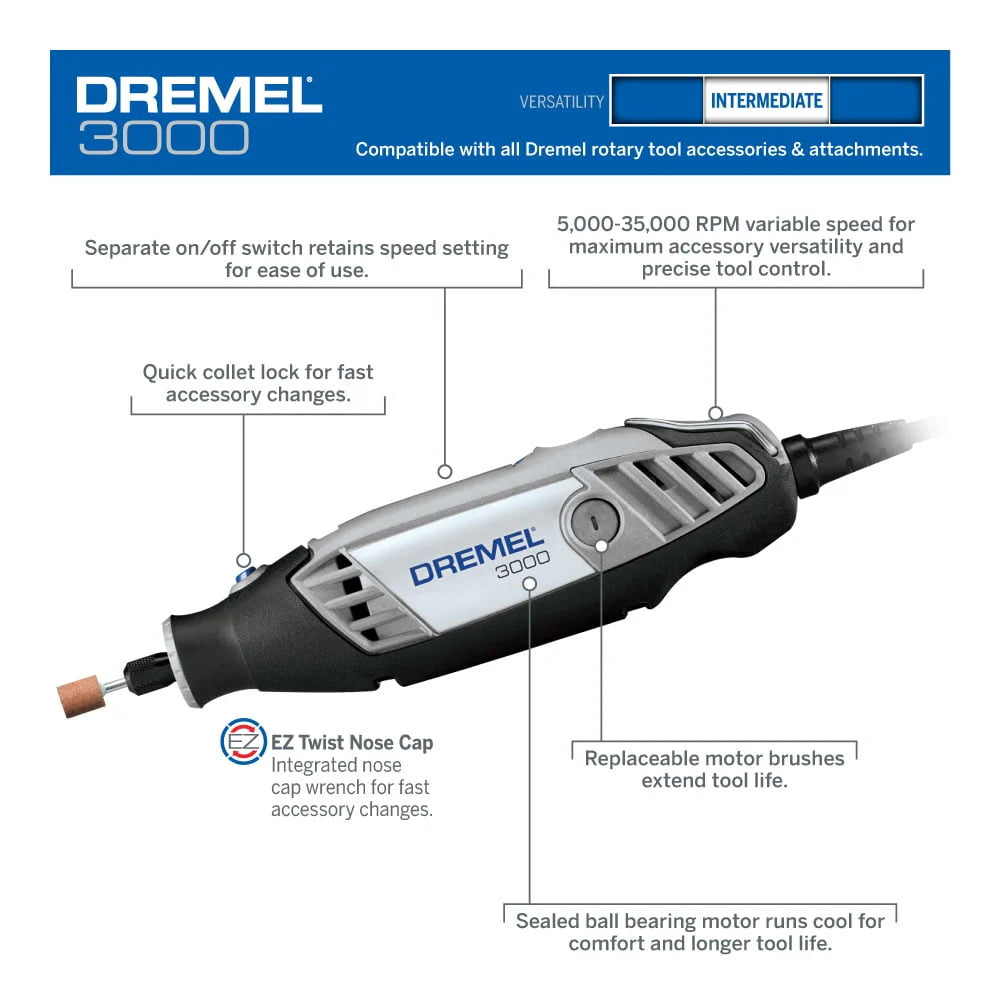 Variable Speed Rotary Tool with 18 Accessories N147577