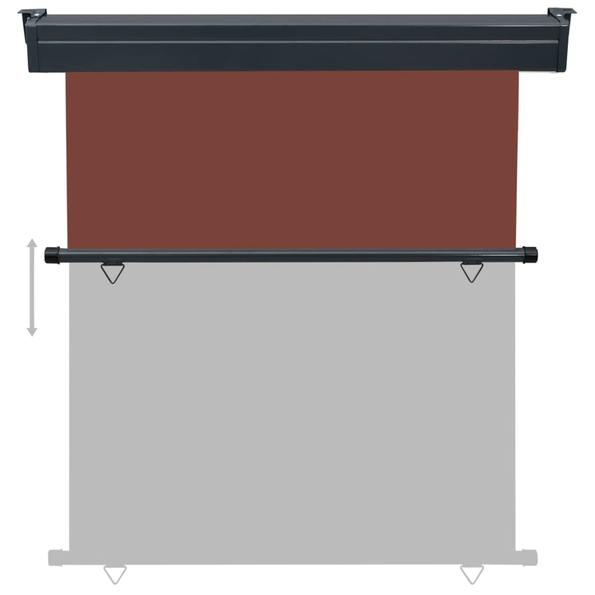 Brown Window Screen 63 x 98.4 Inches Y407350