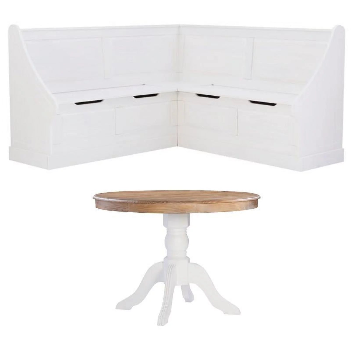 2-Piece Corner Breakfast Nook & Dining Table P538845