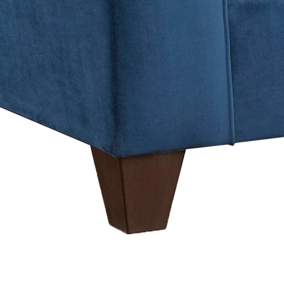 Navy Blue Fabric Armchair M839776