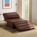 Light Brown Breathable Linen Fabric Convertible Sofa Bed Y240