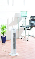 30-Inch White Oscillating Tower Fan M188