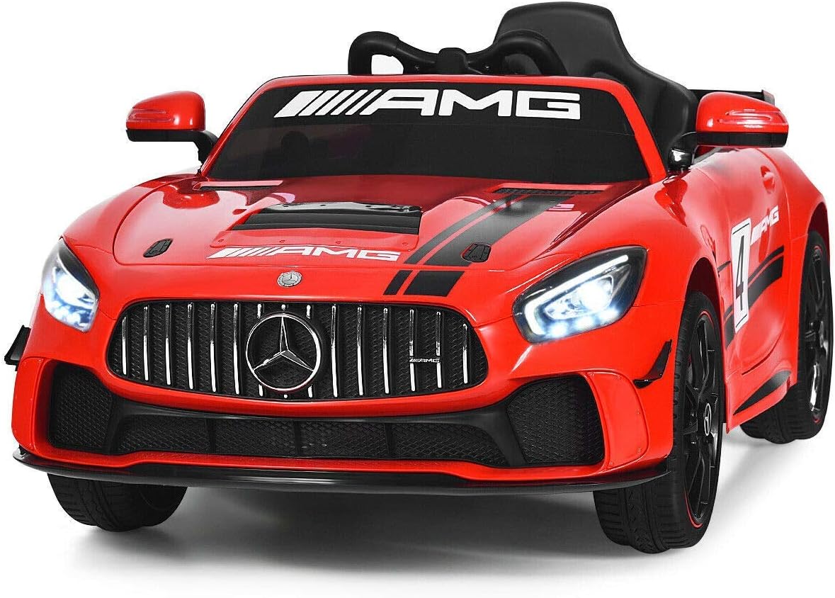 Red 12V Licensed Mercedes Benz AMG GT4 Electric Ride On Car A4888