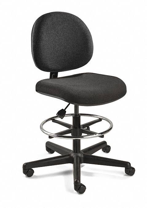 Black Fabric Task Chair W864