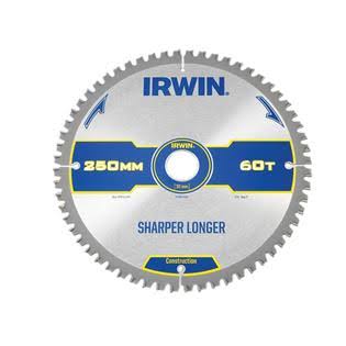 Construction Circular Saw Blade 250 x 30mm x 60T X406