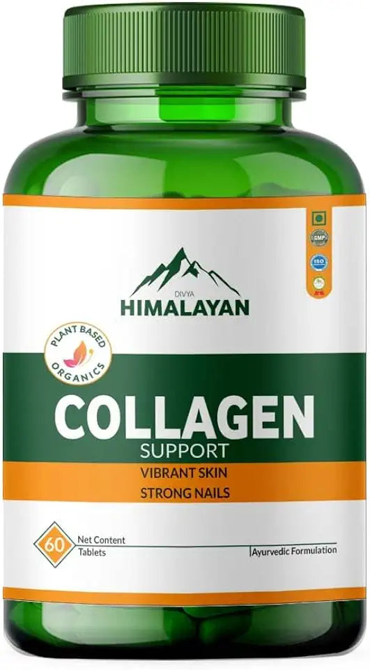Plant Based Collagen Capsules with Biotin and Vitamin C - 60 Tablets M672