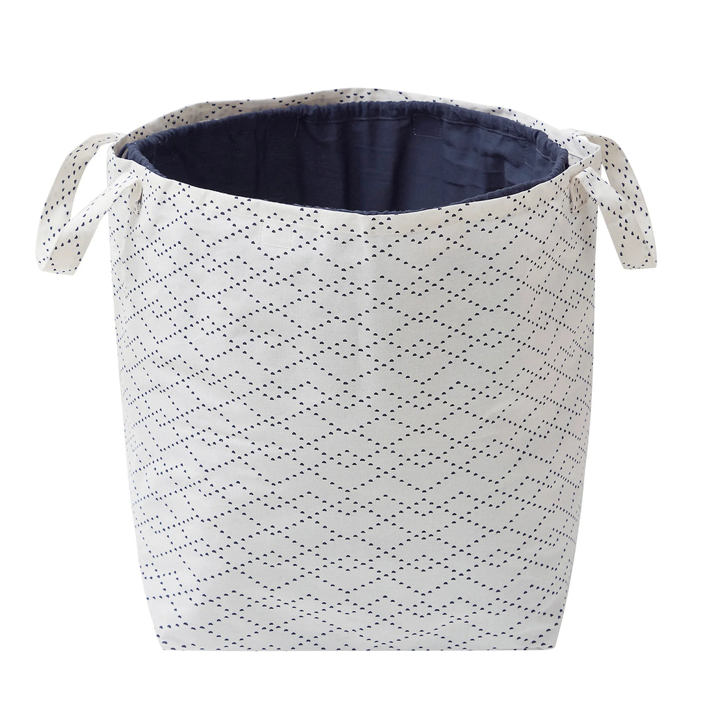 2 Pack White Black Drawstring Laundry Tote X492830