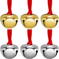 300 Pieces Christmas Bell Ornaments 1.5'' Silver I68114
