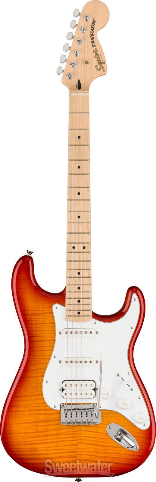 Sienna Sunburst HSS Electric Guitar F597665