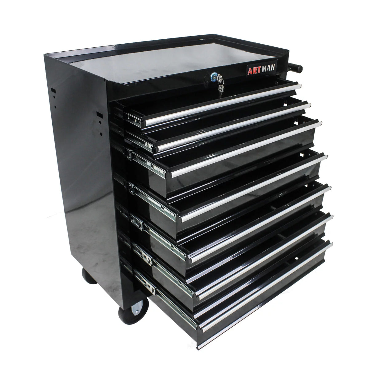 Blue 7 Drawer Rolling Tool Chest with Lock R65906