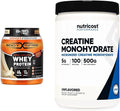 Whey Protein Powder and Creatine Monohydrate Powder J824