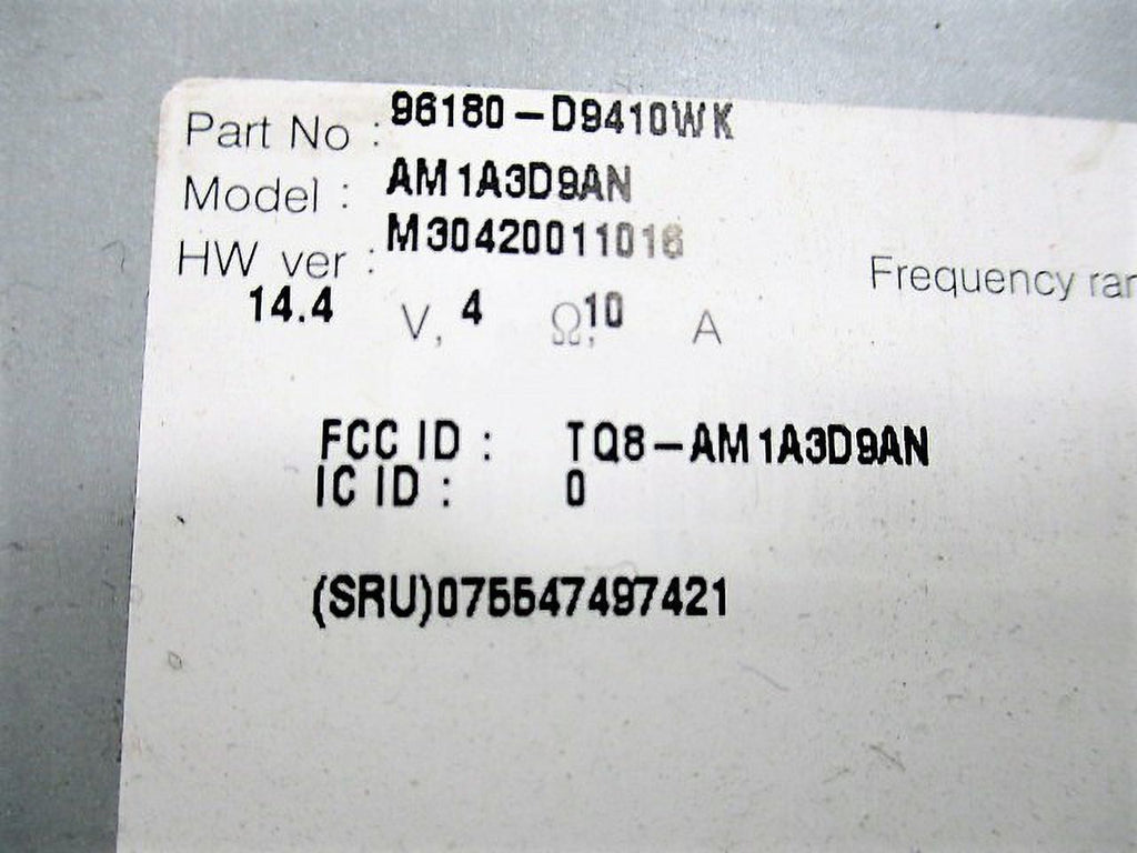 17 18 19 Kia Sportage MP3 CD Media Phone Radio Receiver F425
