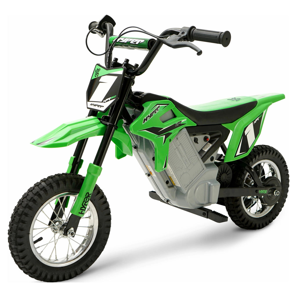 Green 24 Volt Electric Motorcycle F214