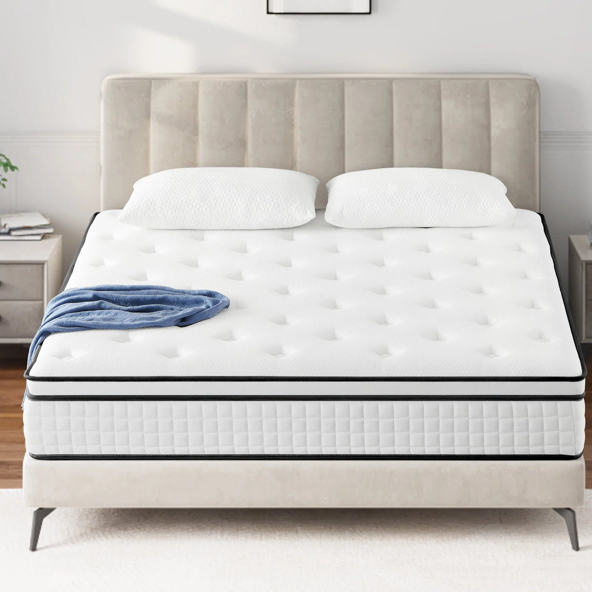 Queen 12 Hybrid Innerspring Gel Memory Foam Mattress X8900