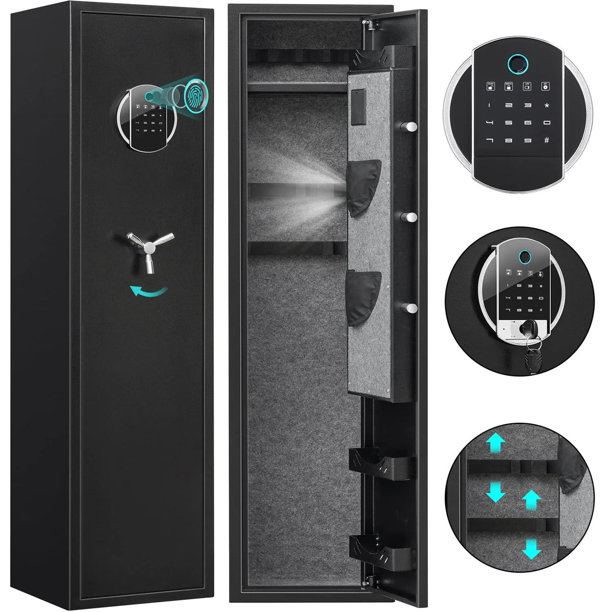 3-5 Long Gun Safe with Backlit Keypad Z4016