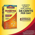Daily Diabetes Health Pack Dietary Supplement 60 pk M914976