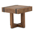 Wood End Table in Burnt Umber Brown D833493