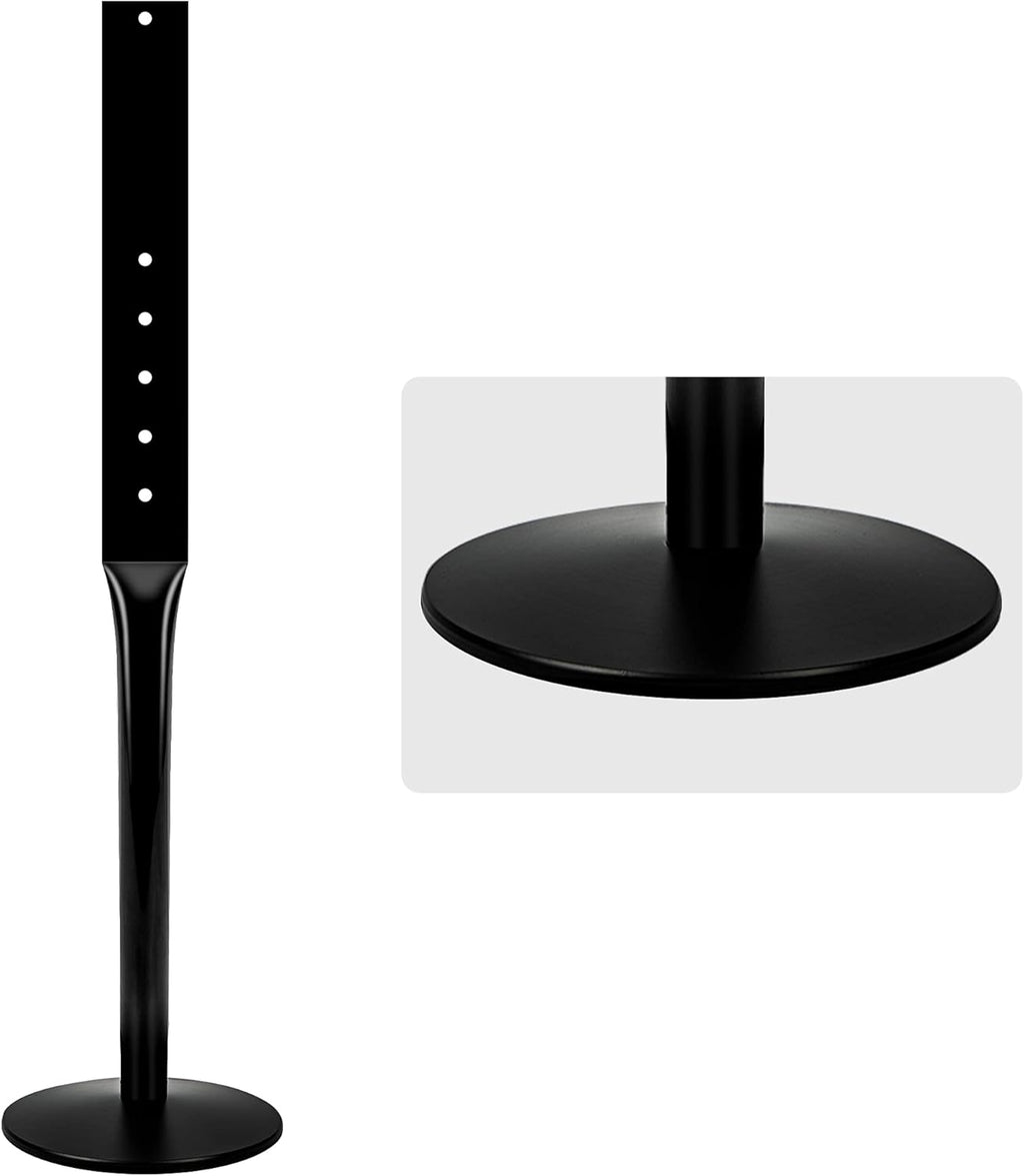 Heavy Duty Cast Iron Sign Base with 12 Diameter Bottom Round Base, 48 Movable Sign Stand Pack of 2 E870807