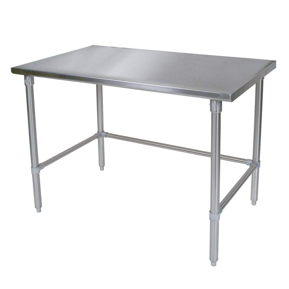 Commercial Stainless Steel Work Table with Crossbar 24 x 48 N23167