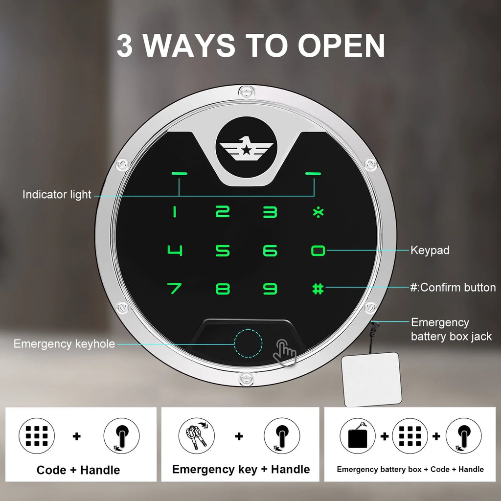 3-5 Long Gun Safe with Backlit Keypad Z4016