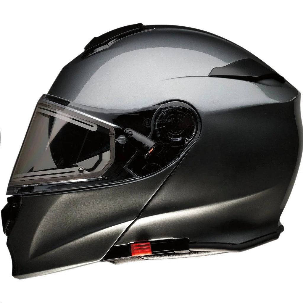 Modular Helmet with Electric Face Shield Dark Silver Small J510895