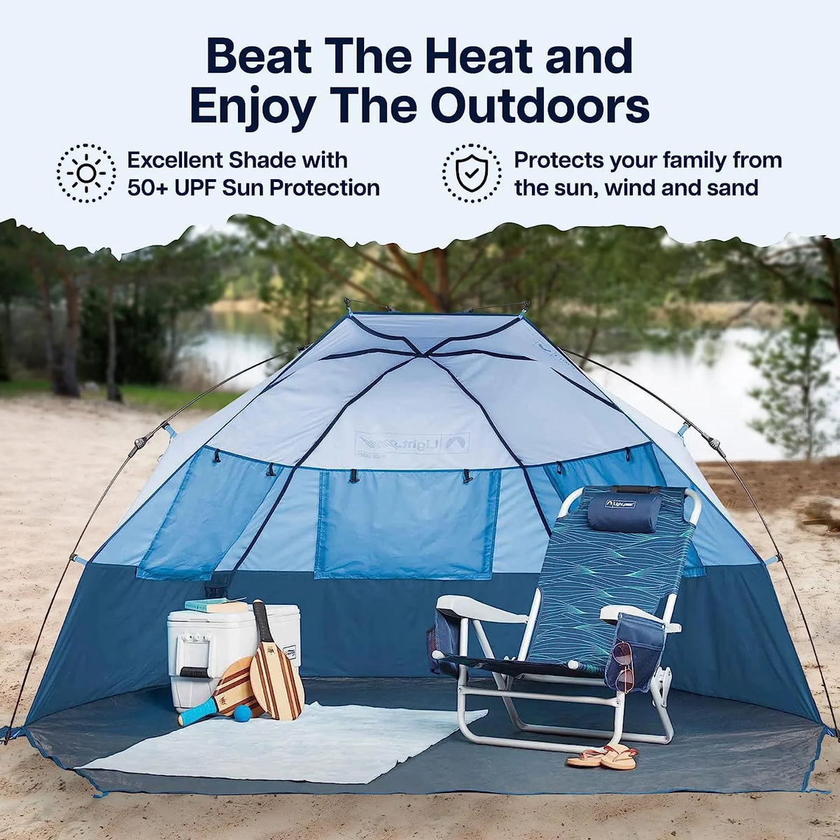 Blue Tide Beach Tent Sun Shelter N891