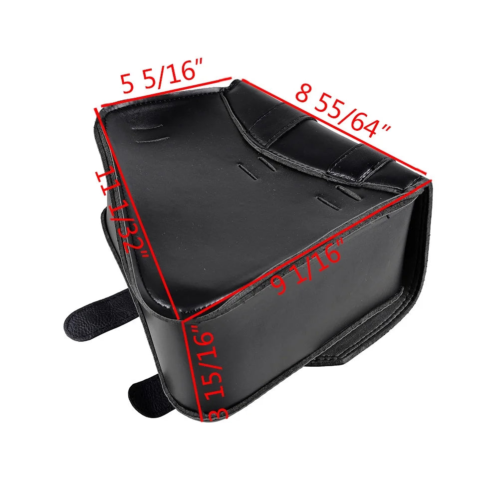 Black Left & Right Side Saddlebag Swingarm Saddle Bags P611186