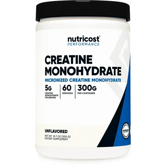 Creatine Monohydrate Powder 300 Grams Unflavored Supplement Y2526