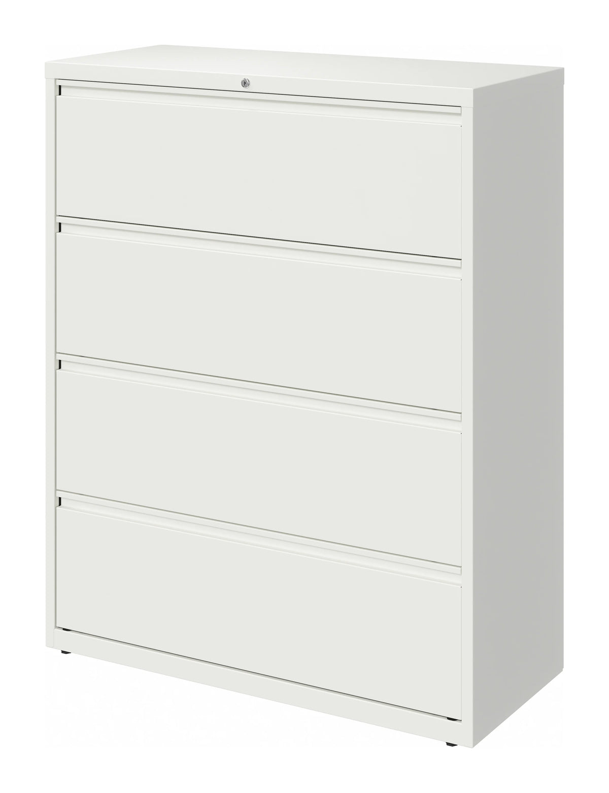 42 inch Wide 4 Drawer Metal Lateral File Cabinet White N171