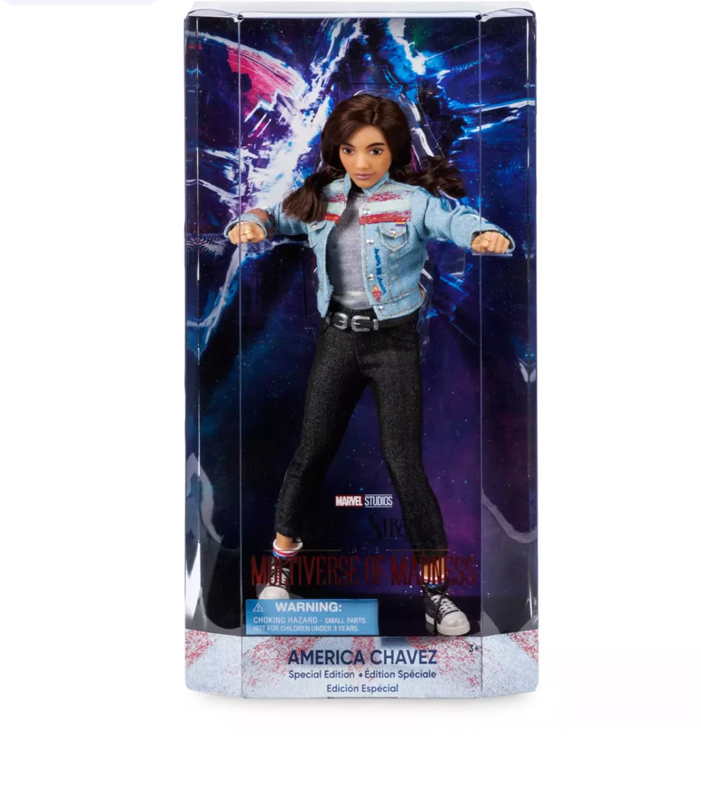 Disney Marvel America Chavez Doll Special Edition with Box B218