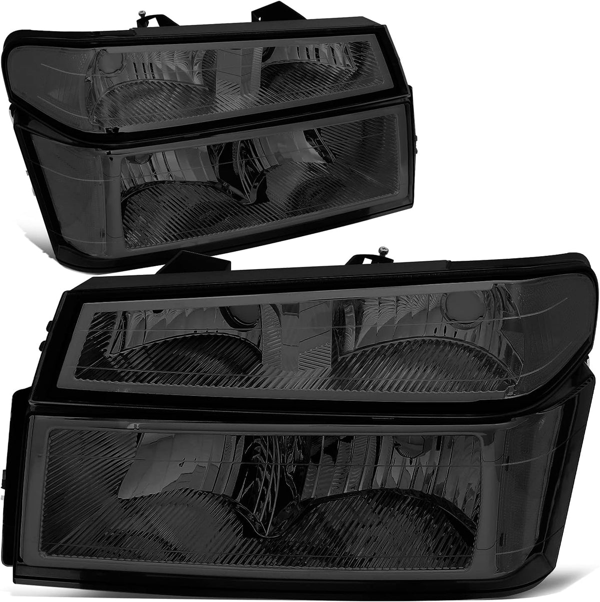 Black Housing Amber Corner Headlights with Signal Lights D548