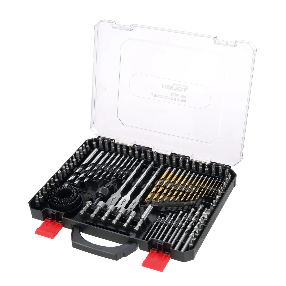 100 Piece Steel Drill Screwdriver and Nut Driver Bits Set F928781