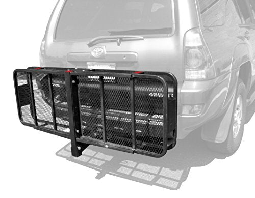 500 lb. Capacity Steel Hitch Mount Folding Cargo Carrier N255060