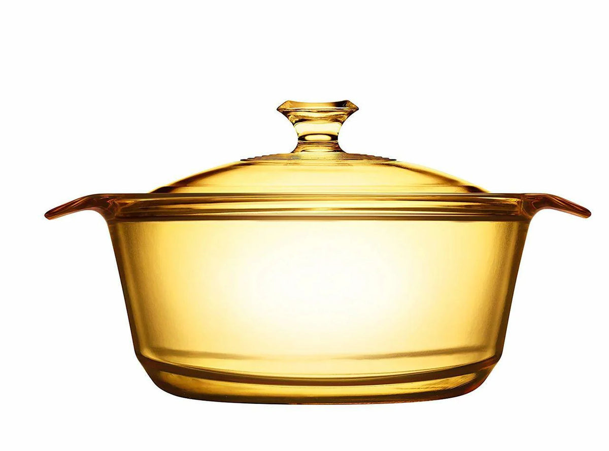 2.8L Glass Casserole with Glass Cover V130303