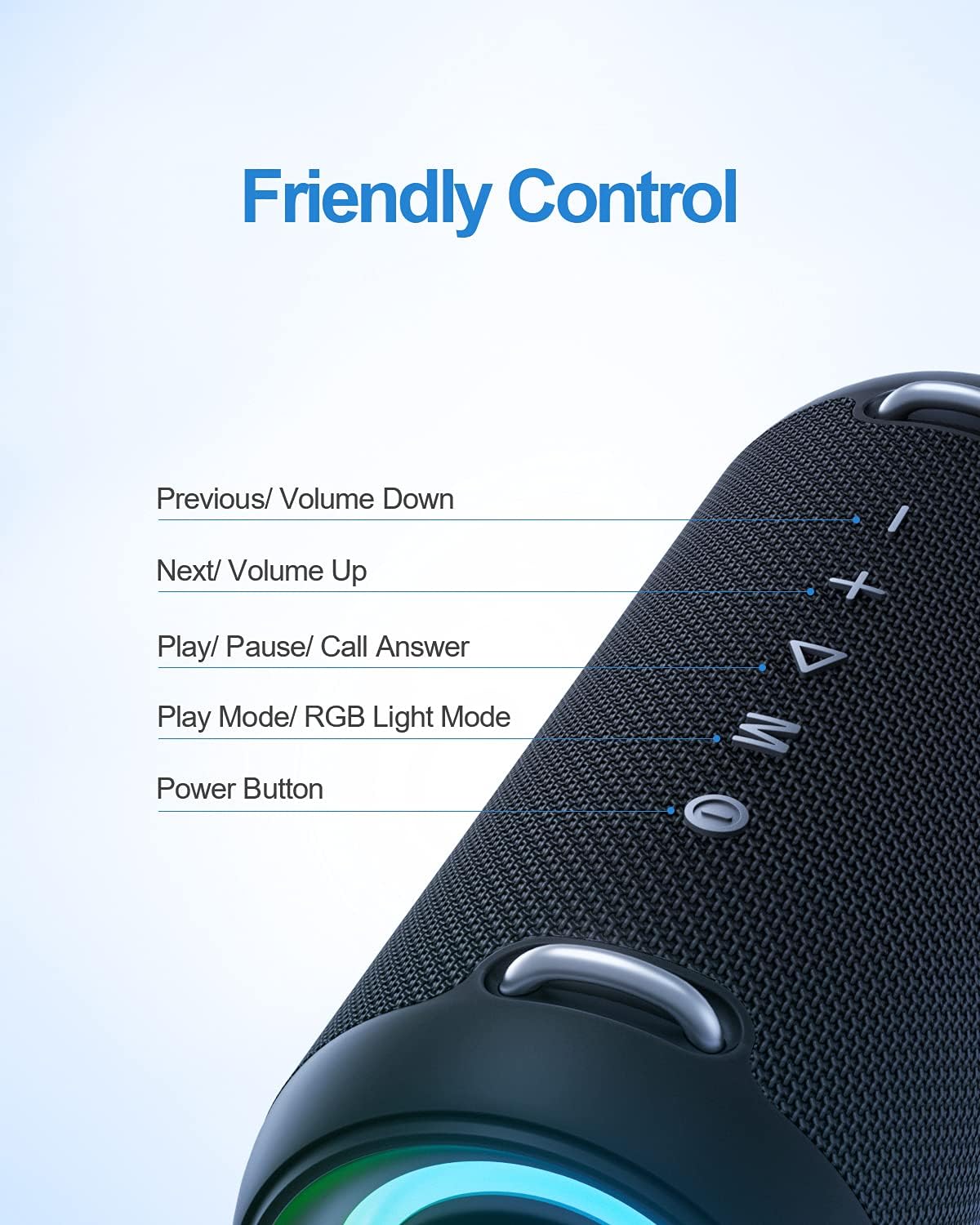 Portable Bluetooth Speaker with Protective Hardshell Case C33936