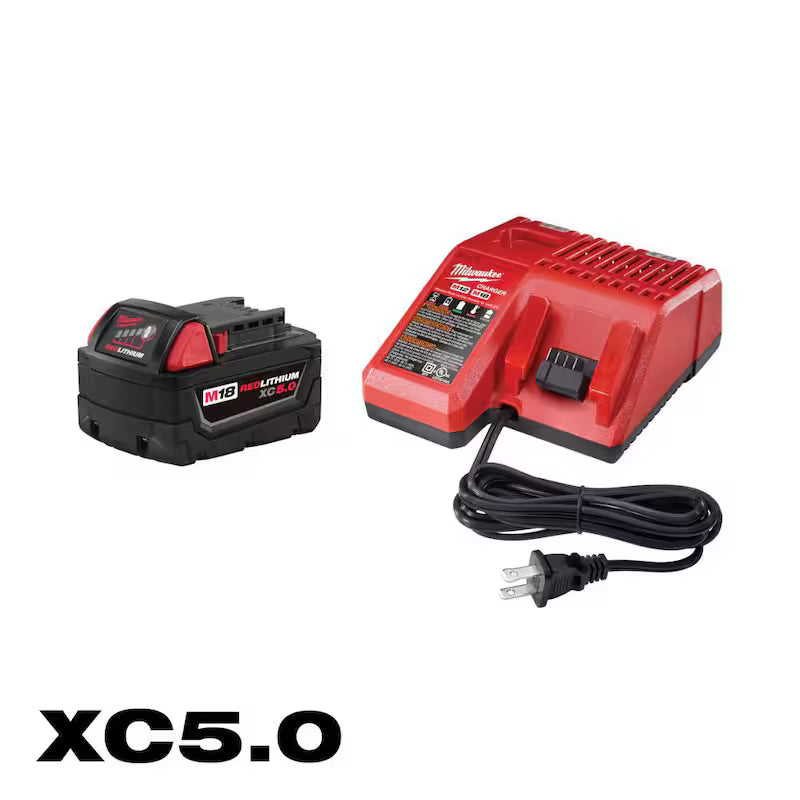 18-Volt Lithium-Ion Starter Kit with 5.0Ah Battery and Charger B334672